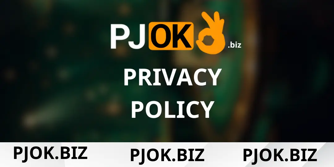 Privacy Policy at PJOK 1 Privacy policy pjok